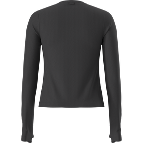 The North Face - Golden Ridge Ribbed Long Sleeve Tee da donna - TNF BLACK - vista alternativa 11
