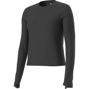 The North Face - Golden Ridge Ribbed Long Sleeve Tee da donna - TNF BLACK - vista alternativa 12
