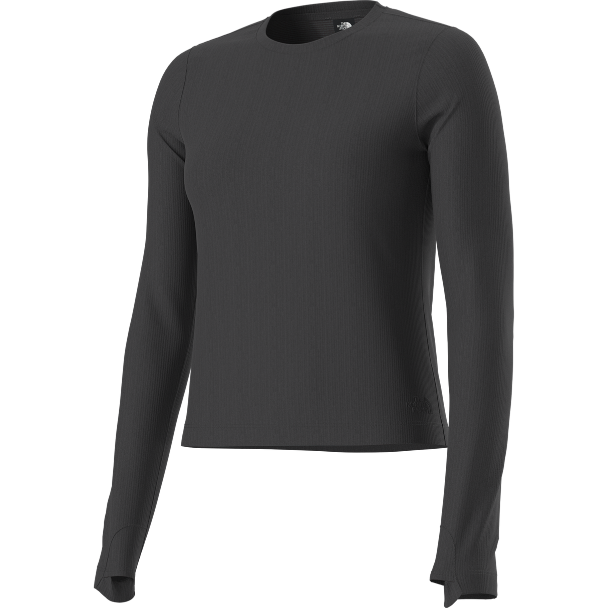 The North Face - Golden Ridge Ribbed Long Sleeve Tee da donna - TNF BLACK - vista alternativa 2