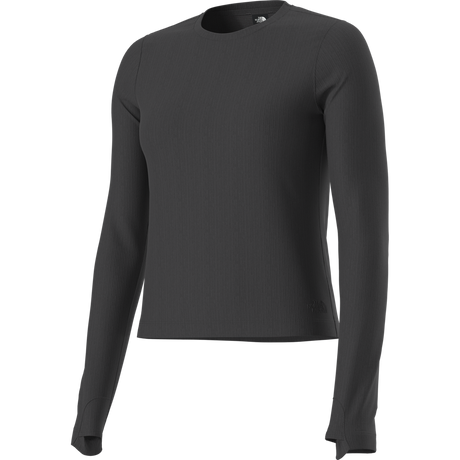 The North Face - Golden Ridge Ribbed Long Sleeve Tee da donna - TNF BLACK - vista alternativa 2