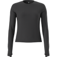 The North Face - Golden Ridge Ribbed Long Sleeve Tee da donna - BLACK - vista principale