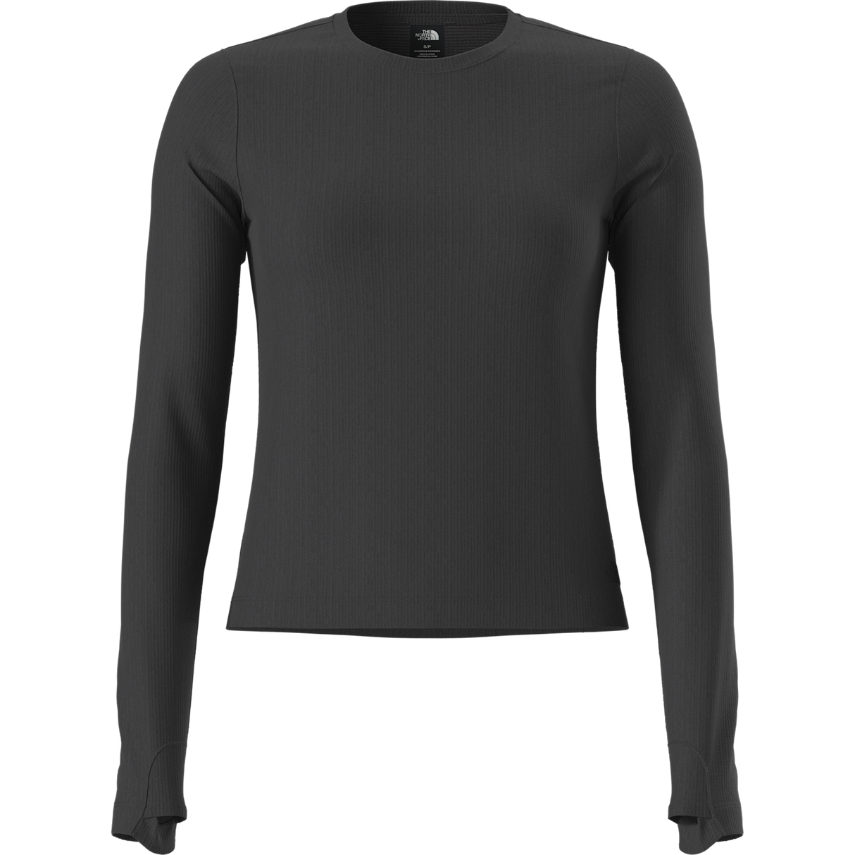 The North Face - Golden Ridge Ribbed Long Sleeve Tee da donna - TNF BLACK - vista principale