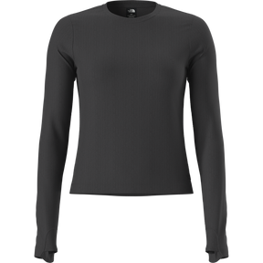 The North Face - Golden Ridge Ribbed Long Sleeve Tee da donna - BLACK - vista principale