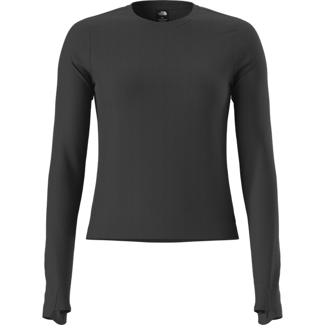 The North Face - Golden Ridge Ribbed Long Sleeve Tee da donna - TNF BLACK - vista principale