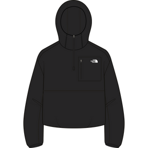 The North Face - Yumiori 1/4 Zip Hood Novelty da donna - TNF BLACK - vista principale