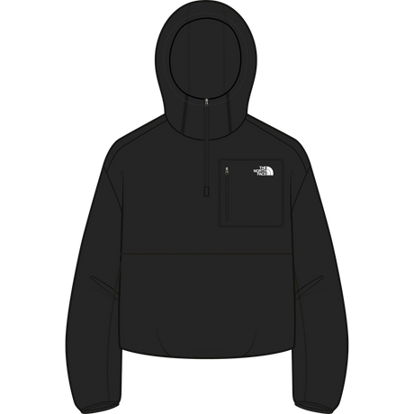 The North Face - Yumiori 1/4 Zip Hood Novelty da donna - TNF BLACK - vista principale