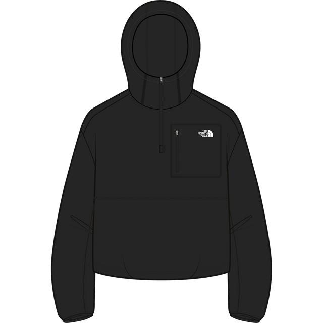 The North Face - Yumiori 1/4 Zip Hood Novelty da donna - TNF BLACK - vista principale