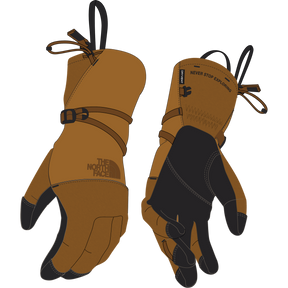 The North Face - Montana Edge Glove unisex - Timber Tan/Timber Tan H - vista alternativa 10