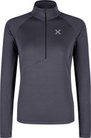 Montura - PEAK POWER G.POLARTEC ANORAK W — GRAPHITE BLUE — Vista frontale 1