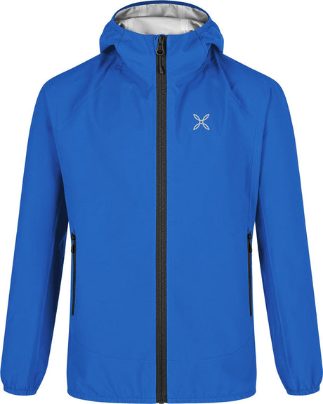 Montura - NORDIK HOODED JACKET KIDS — B.BLUE — Vista frontale 1