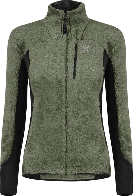 Montura - NORDIC FLEECE 2 JACKET WOMAN — VERDE SALVIA — Vista frontale 1