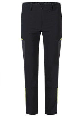 Montura - LEDGE PANTS — NERO/VERDE LIME — Vista frontale 1