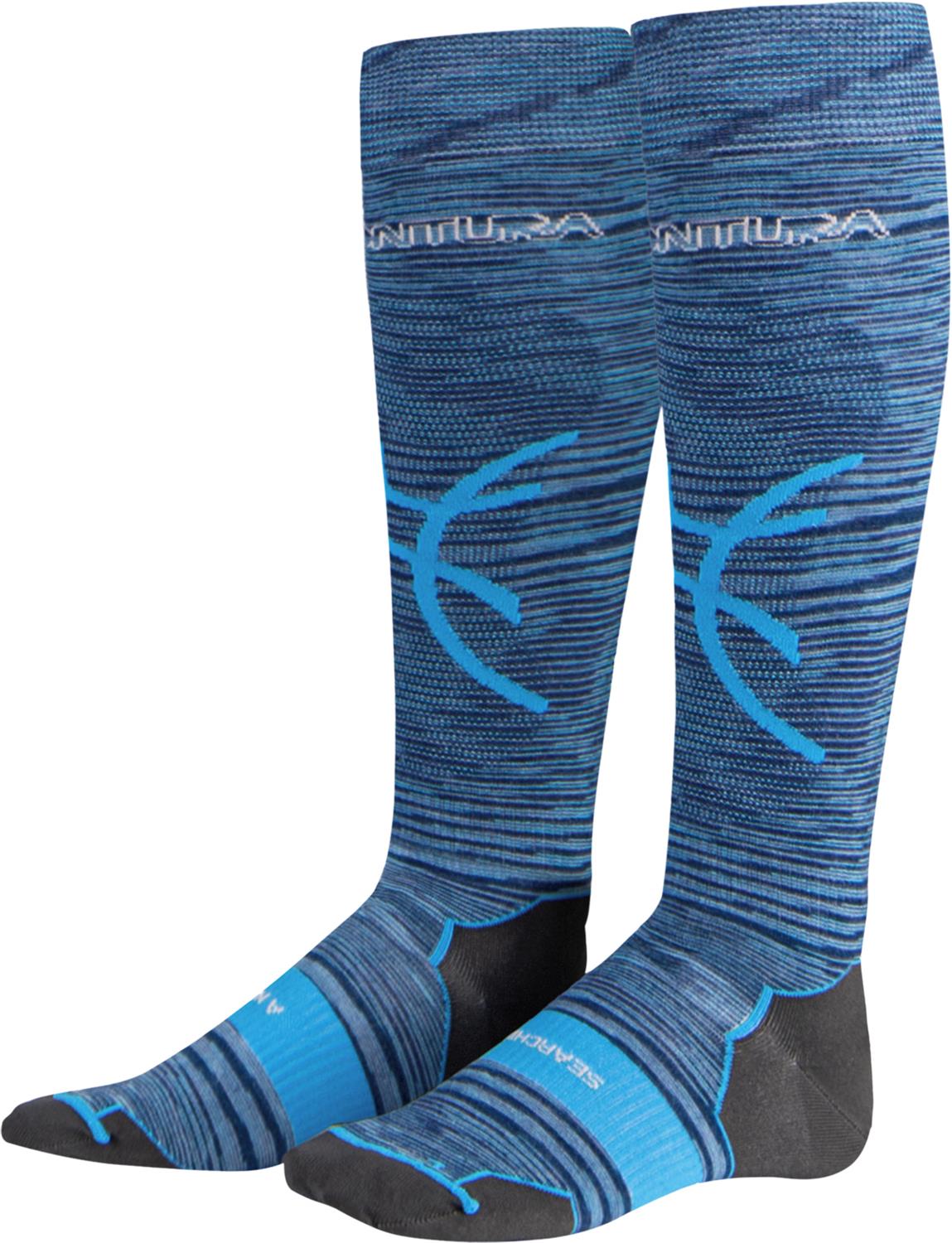 Montura - MERINO WOOL LIGHT SOCKS — DRESDEN BLUE — Vista frontale 1