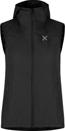 Montura - RISE HOODED VEST WOMAN — BLACK — Vista frontale 1