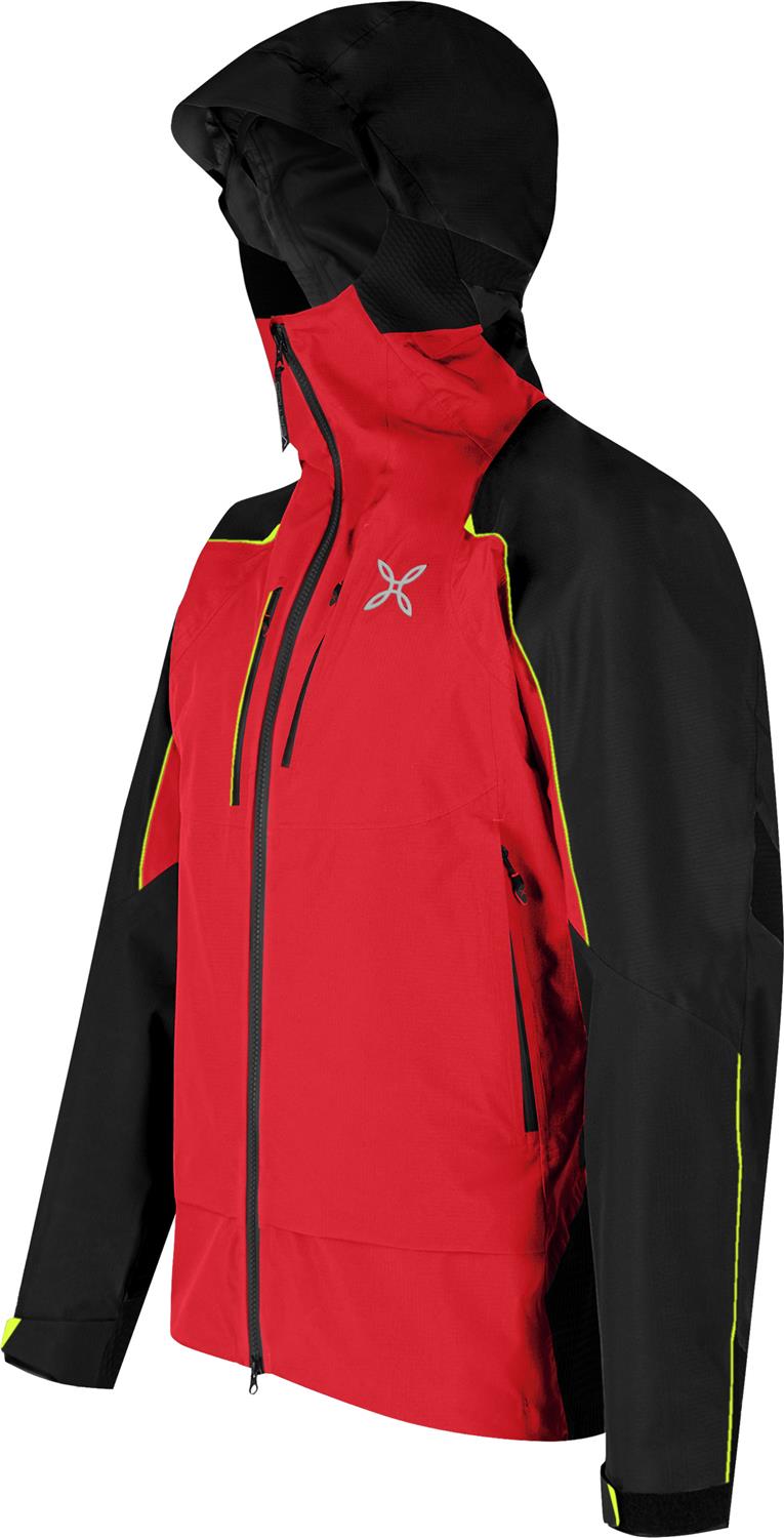 Montura - VERTIGO GTX PRO JACKET — ROSSO/GIALLO FLUO — Immagine 2