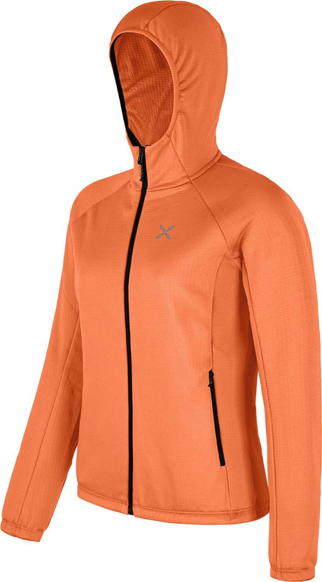 Montura - FADIS GRID HOODED MAGLIA WOMAN — MELON — Immagine 2