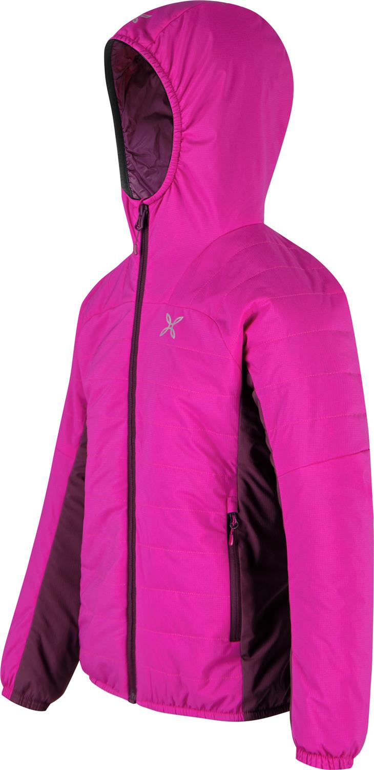 Montura - SPACE LIGHT HOODED JACKET KIDS — INTENSE VIOLET/WINE RED — Immagine 2
