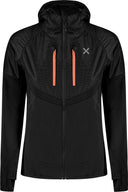 Montura - SPITZE HYBRID JACKET WOMAN — BLACK/MELON — Vista frontale 1