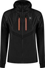 Montura - SPITZE HYBRID JACKET WOMAN — BLACK/MELON — Vista frontale 1