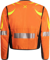 Montura - OPERATOR CONVERT JACKET — ARANCIO FLUO/GIALLO FLUO — Vista posteriore 3