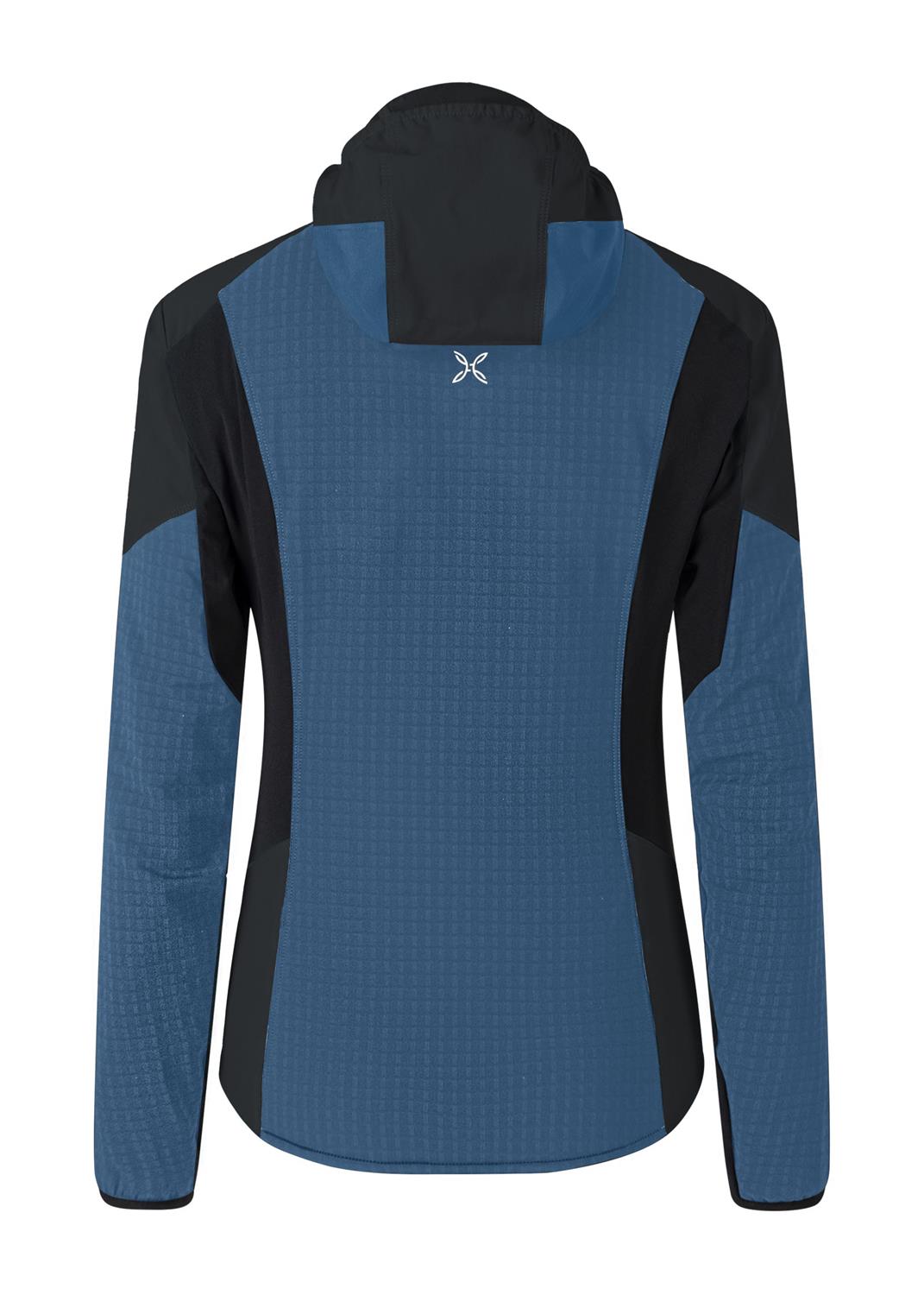 Montura - WIND REVOLUTION HOODY JACKET W — DEEP BLUE/INTENSE VIOLET — Vista posteriore 3