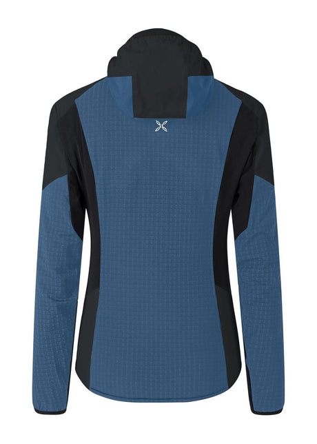 Montura - WIND REVOLUTION HOODY JACKET W — DEEP BLUE/INTENSE VIOLET — Vista posteriore 3