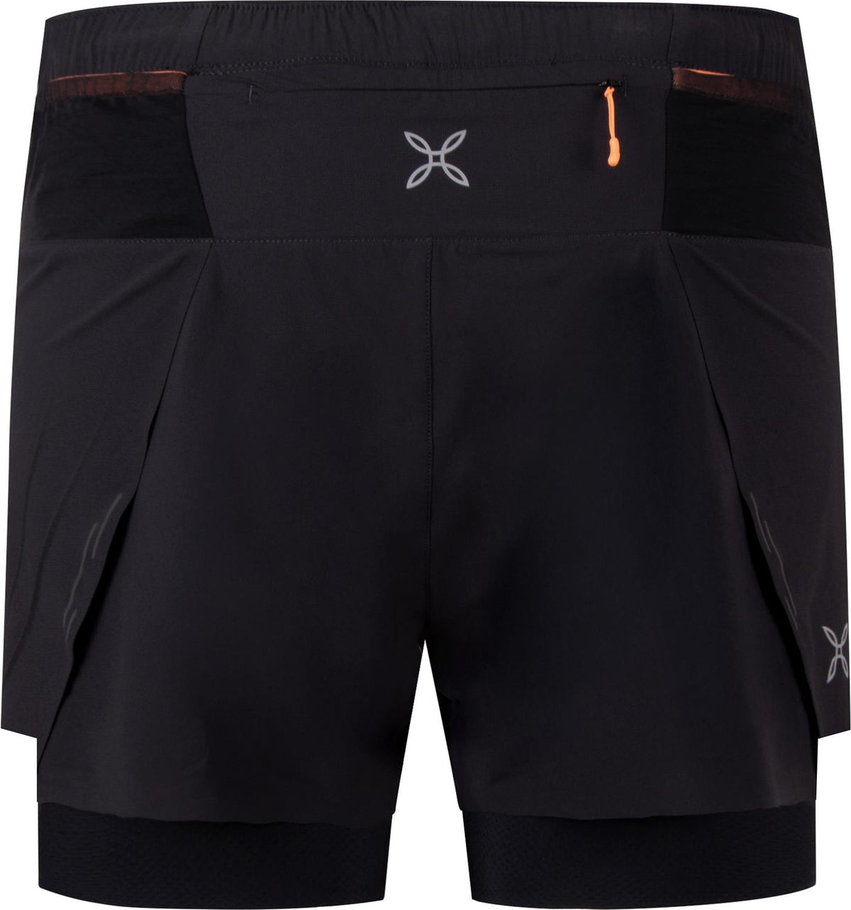 Montura - SHADOW 2 SHORTS WOMAN — ARDESIA/MELON — Vista posteriore 3