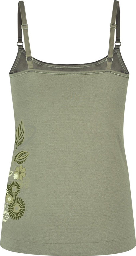 Montura - FLOWER SEAMLESS CANOTTA WOMAN — VERDE SALVIA — Vista posteriore 2