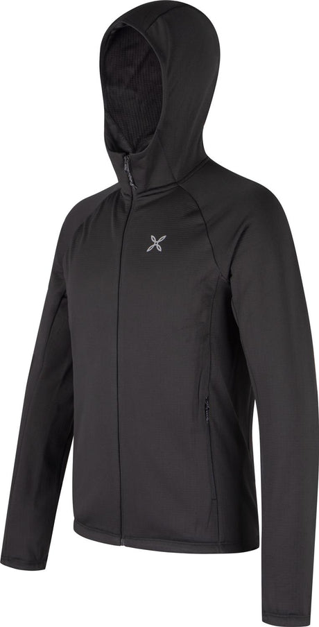 Montura - FADIS GRID HOODED MAGLIA — BLACK — Immagine 2