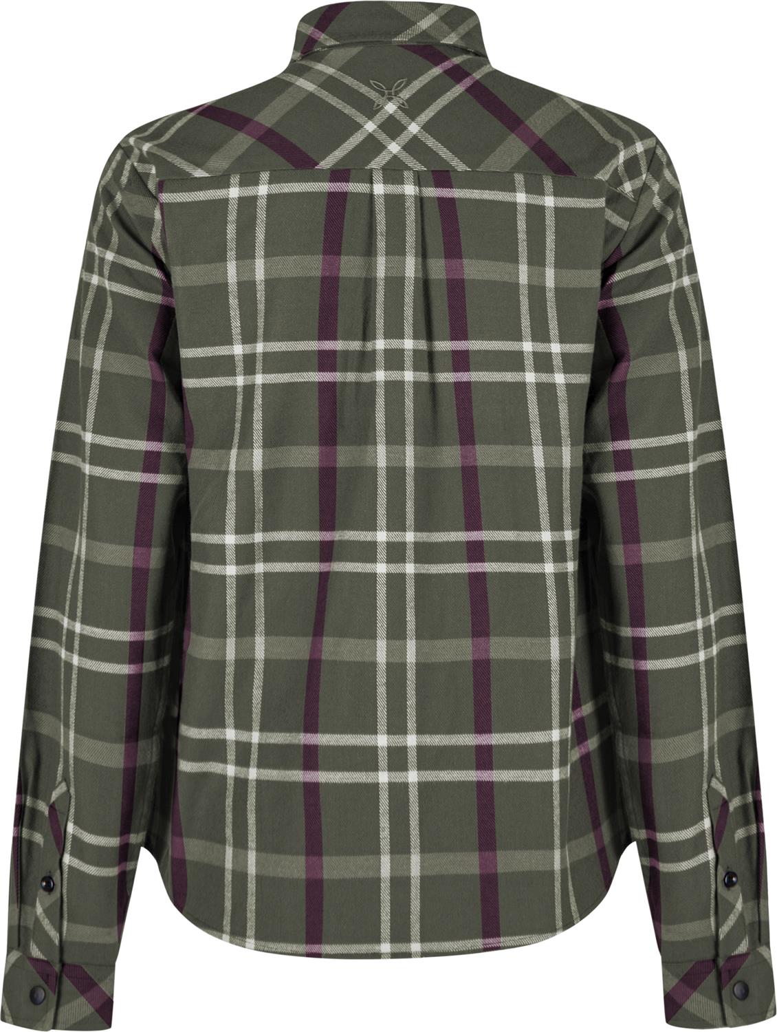 Montura - CHECK SHIRT WOMAN — VERDE SALVIA/VINACCIA — Vista posteriore 2