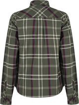 Montura - CHECK SHIRT WOMAN — VERDE SALVIA/VINACCIA — Vista posteriore 2