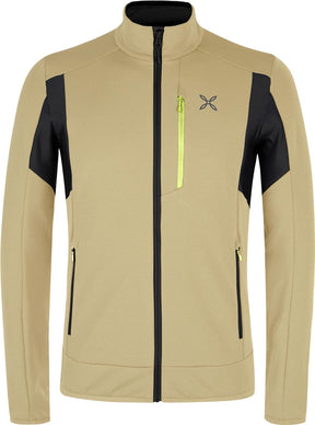 Montura - STRETCH 2 MAGLIA — DESERT BEIGE/SUNNY LIME — Vista frontale 1