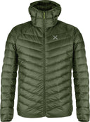 Montura - BREEZE HOODED DUVET JACKET — VERDE SALVIA/SUNNY LIME — Vista frontale 1