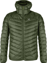 Montura - BREEZE HOODED DUVET JACKET — VERDE SALVIA/SUNNY LIME — Vista frontale 1