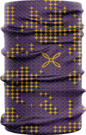 Montura - SNOW NECK TUBE — PETUNIA/MUSTARD — Vista frontale 1