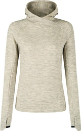 Montura - VERSANTE MERINO HOOD.L/S TEE W — OXFORD TAN — Vista frontale 1