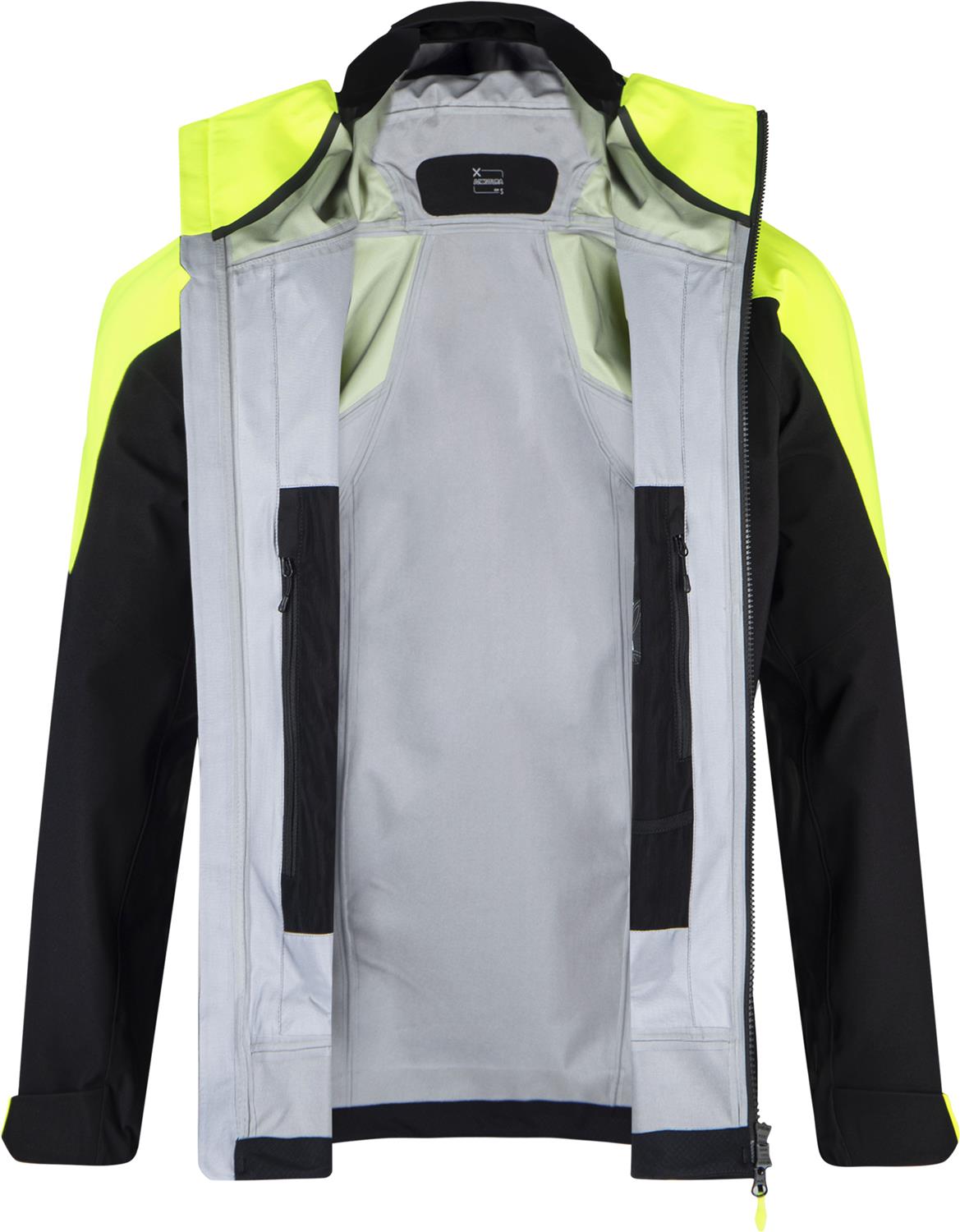 Montura - MONTE 2 JACKET — BLACK/GIALLO FLUO PERS. — Immagine 4