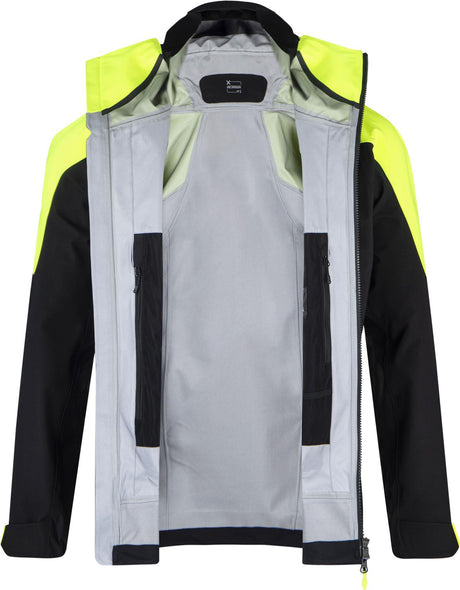 Montura - MONTE 2 JACKET — BLACK/GIALLO FLUO PERS. — Immagine 4