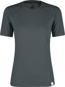 Montura - MERINO MIX T-SHIRT WOMAN — ANTRACITE — Vista frontale 1