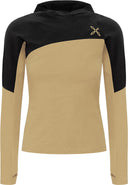 Montura - FREE EVO HOODED MAGLIA WOMAN — DESERT BEIGE — Vista frontale 1
