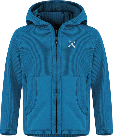 Montura - STRETCH HOODY JACKET BABY — BLU OTTANIO — Vista frontale 1