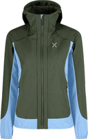 Montura - DOLOMITI WIND HOODED JACKET W. — VERDE SALVIA/DUSK — Vista frontale 1