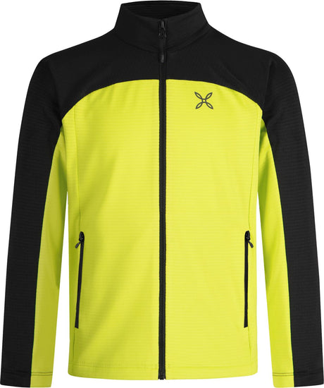 Montura - GRID LIGHT MAGLIA KIDS — VERDE LIME/BLACK — Vista frontale 1