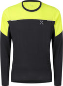 Montura - HIGH MAGLIA — BLACK/GIALLO FLUO — Vista frontale 1