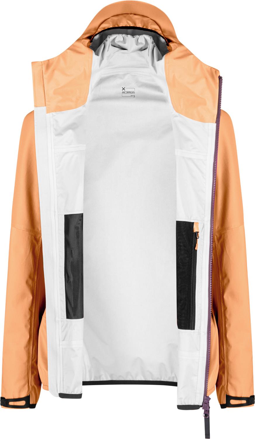 Montura - UPLAND 3L HOODED JACKET WOMAN — MELON/VINACCIA — Immagine 4