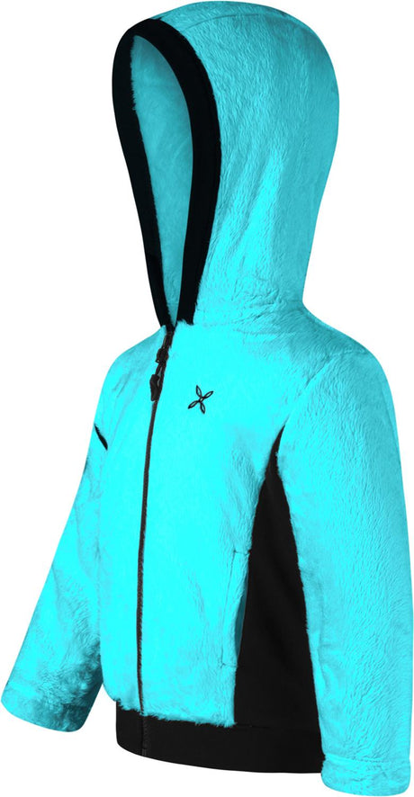 Montura - POLAR STRETCH HOODY JKT BABY — TURQUOISE — Immagine 2
