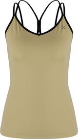 Montura - CRIMP CROSS CANOTTA WOMAN — DESERT BEIGE — Vista frontale 1