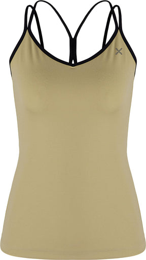 Montura - CRIMP CROSS CANOTTA WOMAN — DESERT BEIGE — Vista frontale 1