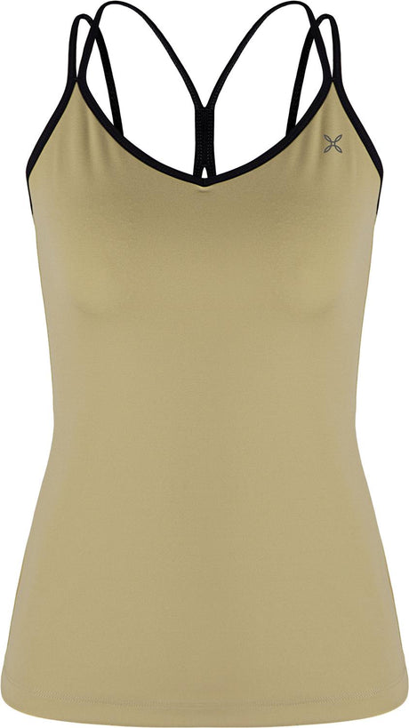Montura - CRIMP CROSS CANOTTA WOMAN — DESERT BEIGE — Vista frontale 1
