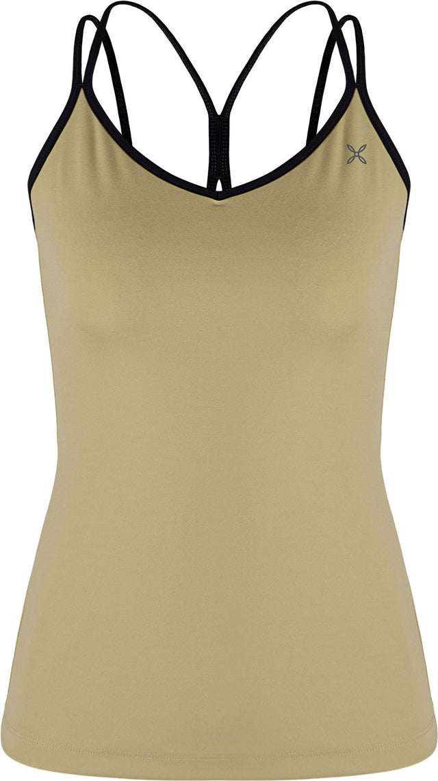 Montura - CRIMP CROSS CANOTTA WOMAN — DESERT BEIGE — Vista frontale 1
